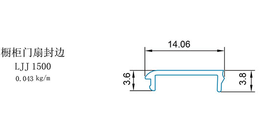 门框料2-橱柜门扇封边(图1)